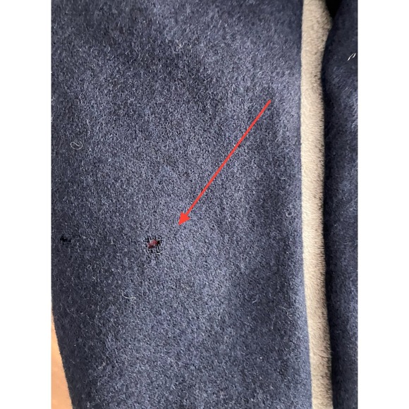 Haberdasher Navy Blue 100% Pure Wool Blazer Jacket Lined Sz 11 Schoolboy - Picture 9 of 9